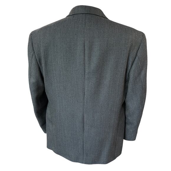 Vintage Bert Pulitzer HOUNDSTOOTH Tweed Wool Blend Sport Coat Jacket Men's 42 - Picture 5 of 16